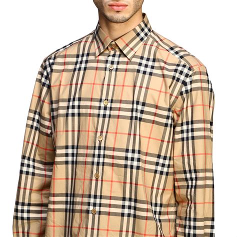 burberry long sleeve check shirt